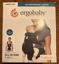 Ergobaby BCS360PONYX Omni 360 All-In-One Baby Carrier - Onyx Black. This carrier is in excellent shape. Appears to be...