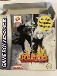 Jeux Gameboy Advance - Castlevania : Aria of Sorrow - FR - Rare - GBA. Pas de posterJ’ai pris un maximum de photo...