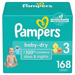 A good nights sleep starts with a great diaper, and Pampers Baby-Dry diapers give you and your baby up to 100%...