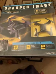 Stunt Drone DX-2 By Sharper Image Rechargeable 2.4GHz With Gyro Stabilization. Condition is New. Shipped with USPS...