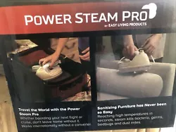 Power Steam Pro by Easy Living Products Garment and Facial Steamer New in Box Fs.