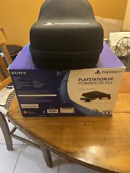 Sony PlayStation 4 3001560 VR Headset Tested W/ Case. All cables camera not included sold separately no headphones