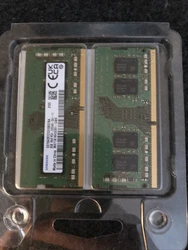Samsung 8GB (1Rx8) PC4-3200AA (DDR4-3200) SODIMM Laptop Memory M471A1K43EB1-CWE.  Package of 2