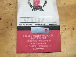 NOS engine part for Tecumseh. Part number 470127. Reed valve.