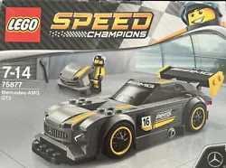 Lego® Speed Champions - 75877 Mercedes AMG GT3 - mit Originalverpackung (OVP+BA). Reconditionné dans sa boîte...