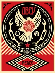 Lovely Shepard Fairey/Obey Giant screen print in pristine condition. Bright colors with signature Shepard Fairey...