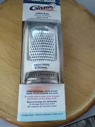 Black & Decker Gizmo Cordless Electric Cheese Grater w/ 3 Blades GG200 NIB. Condition is 