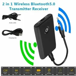 1 x Bluetooth 5.0 Transmitter Receiver. -Support AUX IN/OUT. - Supports automatic search and connection of Bluetooth...