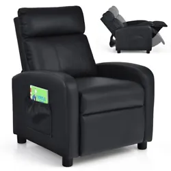 ● Premium Material and Sturdy Construction: This kids recliner chair features PU leather surface, which is not only...