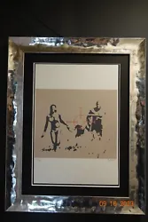Verkauft wird eine Banksy Reproduktions Lithographie. Größe der Lithographie 35 x 50 cm. Da Banksy bis heute Anonym...