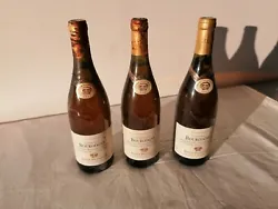 REINE PEDAUQUE. 3 bouteilles de grand vin de bourgogne chardonnay.