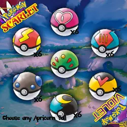 Pokemon Scarlet and Violet any wanted apriballs bundle! Step 5: Choose the option: Set Link Code. Step 2: Select: 