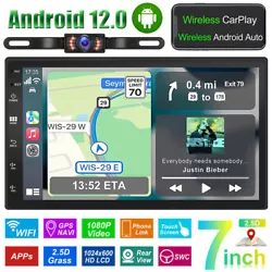 Wireless Apple CarPlay & Android Auto Car Stereo Radio. Support wireless/wired Apple CarPlay & Android AUTO. Rear dual...