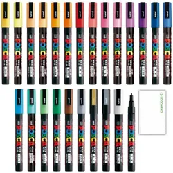 NOT EXACTLY THE POSCA SET YOU WERE LOOKING FOR?. WIDELY POPULAR POSCA PENS! HARD TO FIND SETS! THIS SET IS A SIZE 3M...