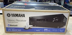 UP FOR SALE Yamaha R-S202 2-Channel Natural Sound Stereo Receiver with Bluetooth (Black) NEW. BRAND NEW  FREE SHIPPING...