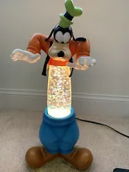 Disney Goofy Lava Lamp Night Light RARE Working Mickey Mouse HTF. Excellent condition.