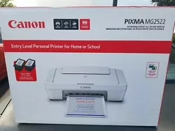 The Canon MG 2522 / 2520 All-in-One Printer (USB only). Canon Free support800/652/2666. • Power cord. PRINTING,...