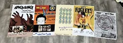 LOT OF 5 INDIE / PUNK / MISC. CONCERT POSTERS ~ WAY OUT CLUB ~ ST. LOUIS 🎸*Condition and sizes vary 1