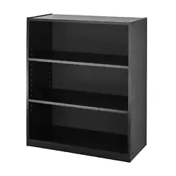 Add the sleek Mainstays 3-Shelf Bookcase with Adjustable Shelves to almost any room for a functional and stylish look....