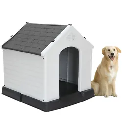 Indoor or Outdoor With a detachable structure, it is very convenient that you can clean the dog house at regular...