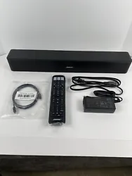 Transform your TV viewing experience with the Bose Solo 5 Soundbar. The wireless connectivity of the soundbar with...