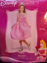 Childrens Costume Disney Princess Aurora Size 7-8. Condition is 