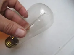 VERY UNUSUAL Antique Edison GE Mazda Type 1910-20 Period Lightbulb. A real nice, early antique lightbulb for any...