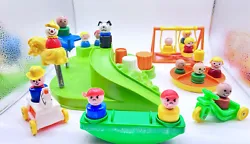 Get ready for loads of fun with this Fisher-Price Playground set! Including a swing set, merry go round, see saw, and...