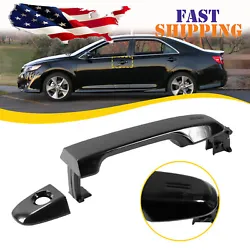 Front Exterior Outside Black Door Handle LH or RH Side For 2012-17 Toyota Camry. 2012-17 Toyota Camry without Keyless...