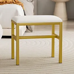 Easy Assemble the ottoman bench with a simple tool. Comfortable Bedroom Bench: sponge cushioning of dorm room chair...