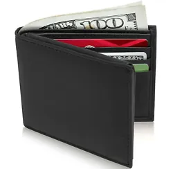 It also has 7 credit card slots and a full size money pocket with a divider. Size is Approx. 4’’ X 3’’ when...
