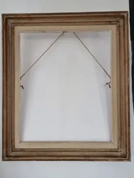 cadre ancien bois. Antique wooden frame picture  47x38 cm/ 19x15 inches