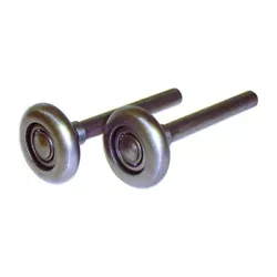 Steel rollers. Zinc plated stem. Steel 10 ball bearings.
