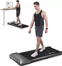 【New 2.5 Horsepower & Noise Free】DeerRun upgraded walking pad treadmill provides 300 lb capacity and a powerful...