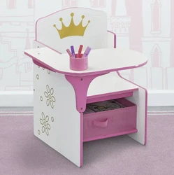 Perfectly sized, this durable chair and desk has a large work surface and low height that makes it easy for preschool...