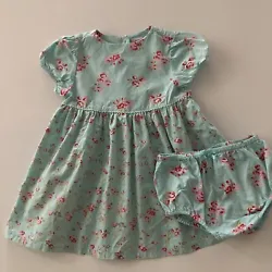 Excellent condition Size: 24 months Short sleeves Snap closure Diaper cover included 100% cotton Length: 18 inches...