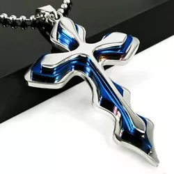 Free Matching Chain Necklace: aprox. This is a particular significance cross necklace. Wear this necklace can make you...