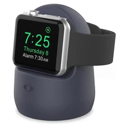 🌈 Ce support élégant en silicone de haute qualité améliore la stabilité et protège votre Apple Watch et...