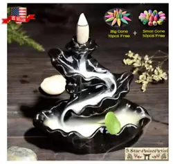 High Quality Ceramic Backflow Incense Burner Holder & Cones. These scented incense cones are specially made to work...