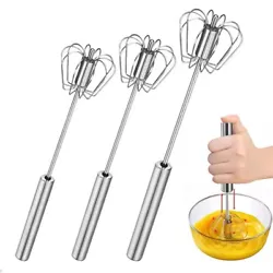 Features: QUALITY: Food safe standard Baking Easy Whisk, Made from sturdy stainless steel, hollow handle, constructed...