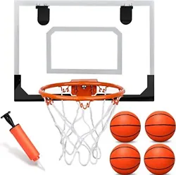 Our indoor basketball hoop set greatly saves more house space, and safe enough for your little ones. This basketball...