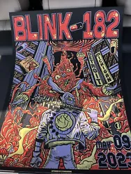 Blink-182 - MINT - 5/9/23 Tuesday May 9th, 2023 LCA Concert Show Poster.