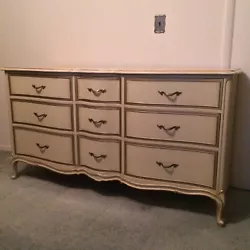 Drexel Touraine Dresser with 9 drawers. Original owner. Model: 1177-1 755.