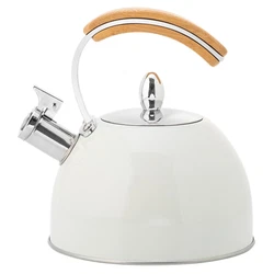 Thé Bouilloire pratique bouilloire dacier inoxydable. Bouilloire Sifflet Bouillante Petite Chaudière Faire Du Thé....