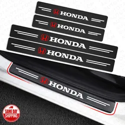 Good for car door sill protection decoration. - set 4pcs Car Door Plate Sill Anti Scratch Sticker Protector. Give your...
