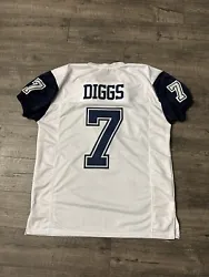Trevon Diggs Authentic Replica Color Rush Custom Jersey XL Stitched Cowboys!!!.