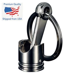 Keychain Weight: 20g / 0.7oz. See More Colors Pistons & Car Parts Keychains.