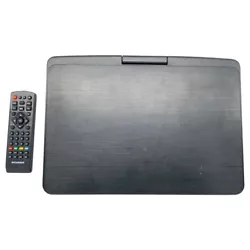 Sylvania 13.3” Portable Blu-ray Player with Swivel Screen - Black. Used-Acceptable Condition - Missing 3 Rubber Feet...