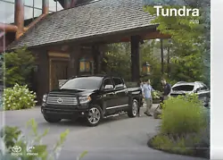 2016 16 Toyota Tundra original sales brochure