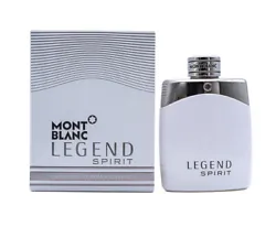 Mont Blanc Legend Spirit 3.3 / 3.4 oz EDT Cologne for Men New In Box.